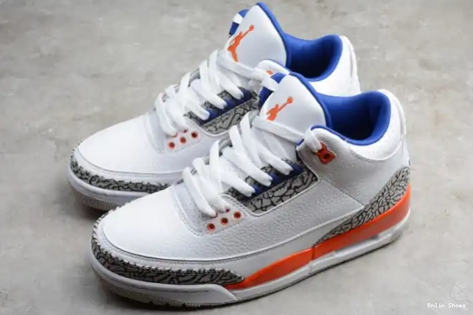 Bmlin Shoes 3 Air Retro 'Knicks 136064-148 Rivals' Jordan 0501